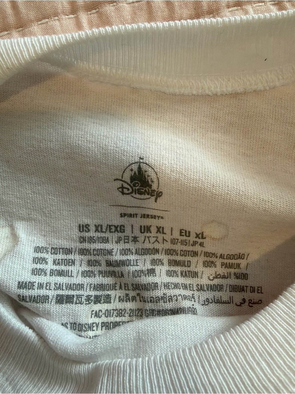Disneyland Popcorn Spirit Jersey Size XL - Picture 3 of 3